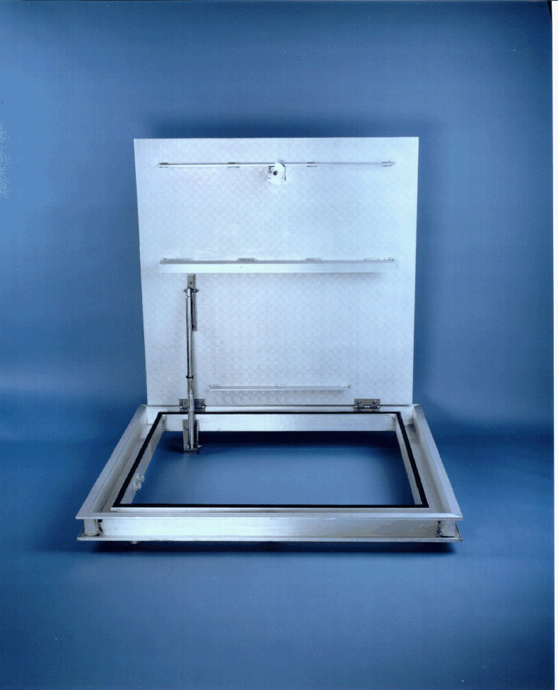 hatch_orig An opened aluminum TUF HATCH on a blue background.